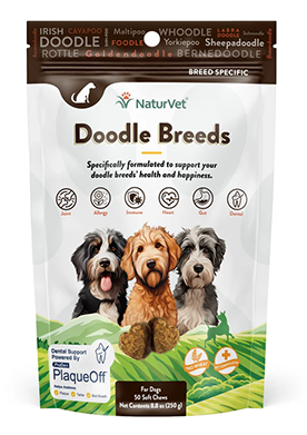 NaturVet Breed Specific Doodle Breed Soft Chew Dog Treats - 50ct