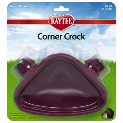 Kaytee Hang -N-Lock Corner Crock