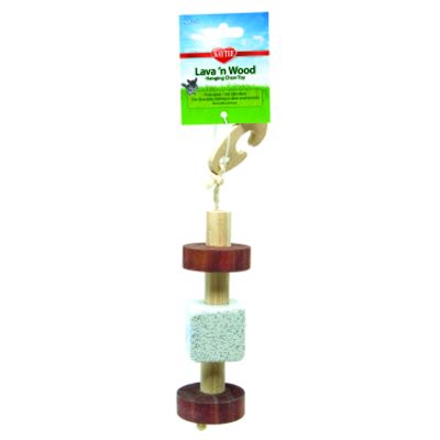 Kaytee Natural Pumice and Wood Hanging Toy