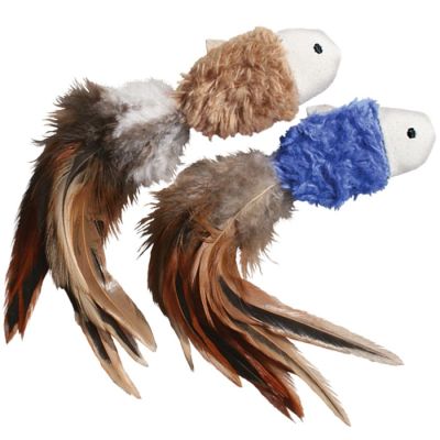 KONG Crinkle Fish Cat Toy - Assorted Colors