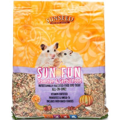 SUNSEED Sun-Fun Hamster & Gerbil Food - 3.5lb