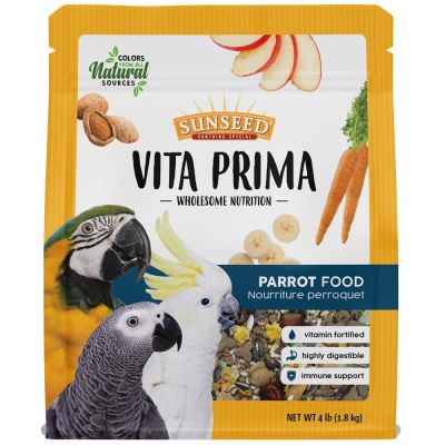 SUNSEED Vita Prima Parrot Food - 4lbs