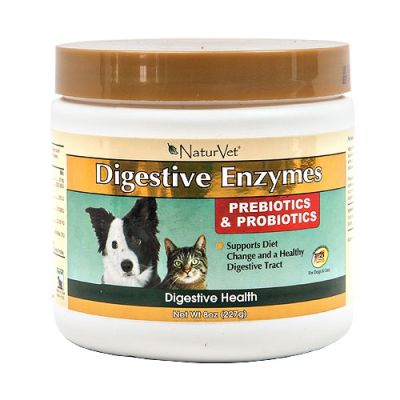 NaturVet Digestive Enzymes with Prebiotics & Probiotics