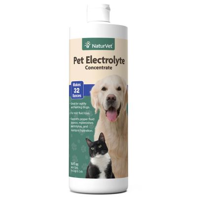NaturVet Pet Electrolyte Concentrate for Dogs & Cats 16 oz