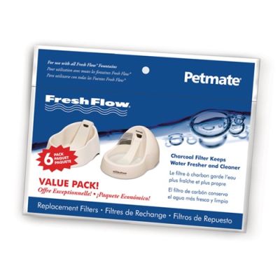 Petmate Fresh Flow Replacement Filters - 6pk