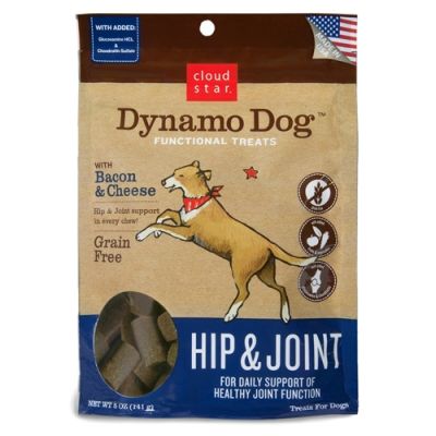 Cloud Star Dynamo Hip & Joint Dog Treats - Bacon & Cheese