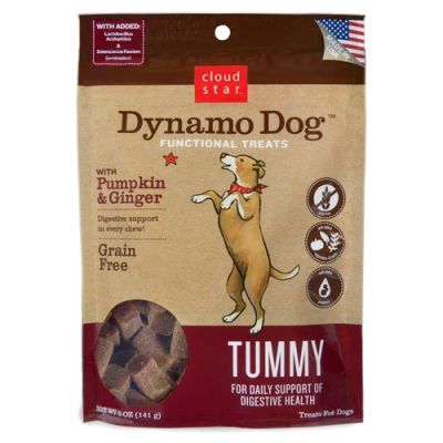 Cloud Star Dynamo Tummy Dog Treats - Pumpkin & Ginger