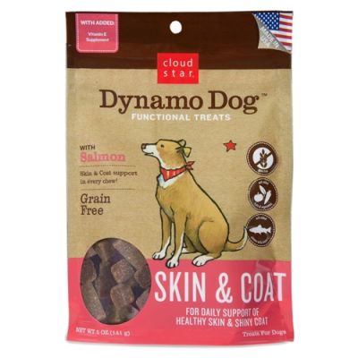 Cloud Star Dynamo Skin & Coat Dog Treats - Salmon