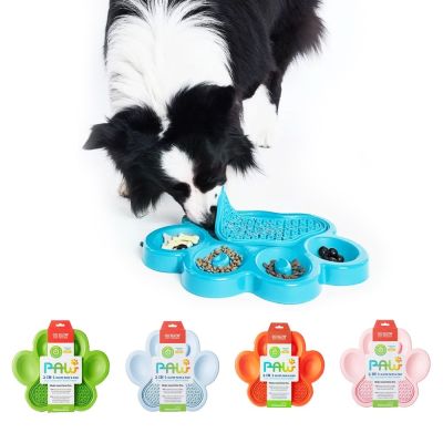 PetDreamHouse PAW 2-in-1 Lick Pad with Slow Feeder Plate