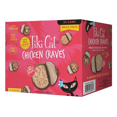 Tiki Cat Chicken Craves Mega Variety Pack - 24pk