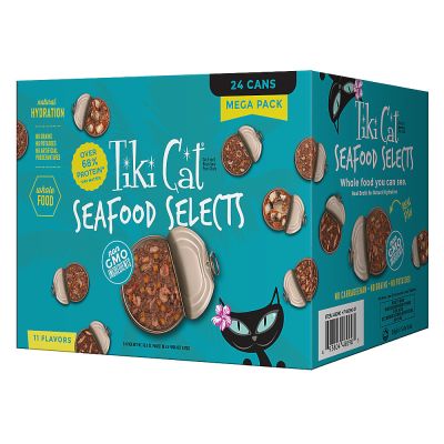 Tiki Cat Seafood Selects Mega Variety Pack - 24pk