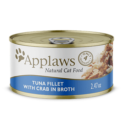 Applaws Tuna Fillet with Crab in Broth Canned Cat Food