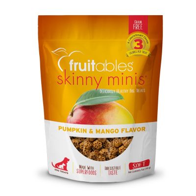 Fruitables Skinny Minis Pumpkin & Mango Soft & Chewy Dog Treats 5oz