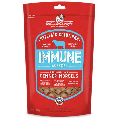 Stella & Chewy's Solutions Immune Support Boost Grass-Fed Lamb Freeze-Dried Dog Food - 13oz