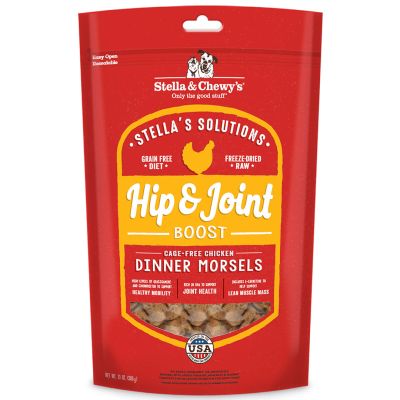 Stella & Chewy's Solutions Hip & Joint Boost Cage-Free Chicken Freeze-Dried Dog Food - 13oz