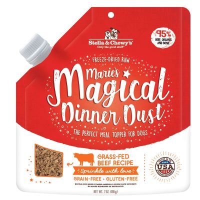 Stella & Chewy's Marie's Magical Dinner Dust Grass Fed Beef Freeze-Dried Dog Food Topper - 7oz