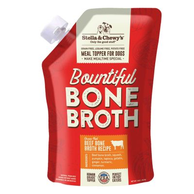 Stella & Chewy's Bountiful Bone Broth Grass-Fed Beef For Dogs - 6x16oz