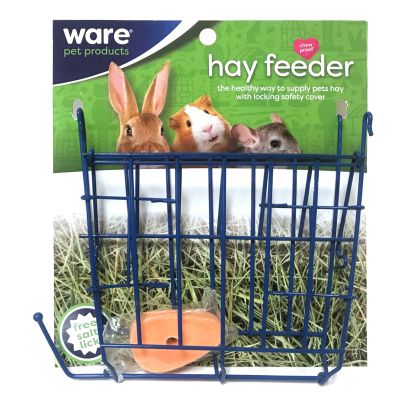 Ware Hay Feeder With Salt Lick - Assorted Colours
