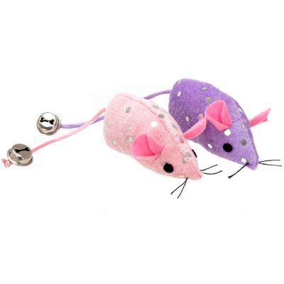 Ware Sparkle Mouse Cat Toy - 2pk