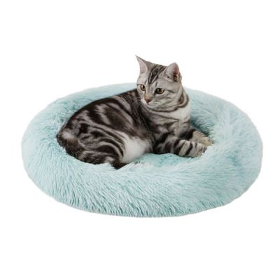 Best Friends by Sheri Oval Shag Faux Fur Cat Bed - 21" x 19"