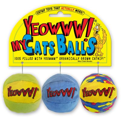 Yeowww! My Cat Balls Catnip Cat Toys