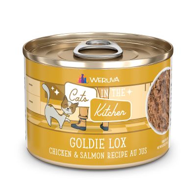 Weruva Cats in the Kitchen Goldie Lox Chicken & Salmon Au Jus Canned Cat Food