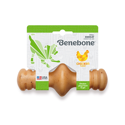 Benebone Chicken Flavored Zaggler Dog Chew Toy 