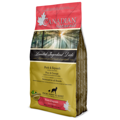 Canadian Naturals Limited Ingredient Diet Grain-Free Pork & Squash Dry Dog Food