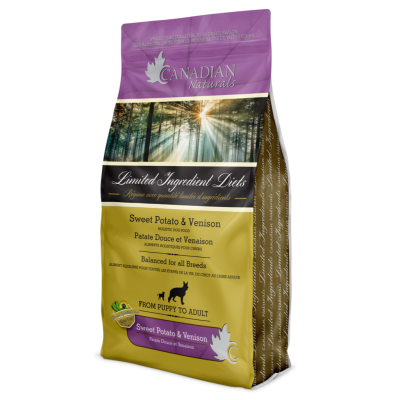Canadian Naturals Limited Ingredient Diet Grain-Free Sweet Potato & Venison Dry Dog Food