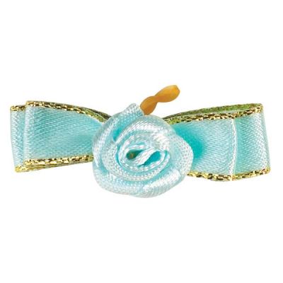 Aria Tiny Dog Bows w/Rosettes (5-Pack)