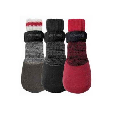 FouFou Dog Heritage Rubber Dipped Dog Socks (a set of 4 socks)