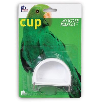 Prevue Hendryx Birdie Basics Hanging Half-round Bird Cage Cup - Assorted Colour