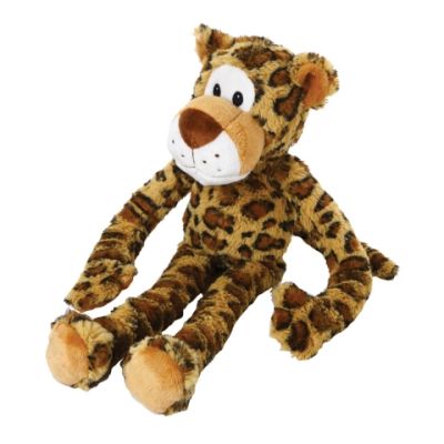 Multipet Swingin' Safari Leopard Plush Dog Toy