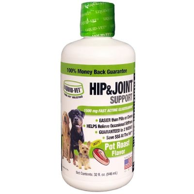 Liquid-Vet Joint Formula Pot Roast Flavor Supplement for Dogs