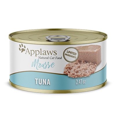 Applaws Mousse Tuna Canned Cat Food - 24x2.47oz