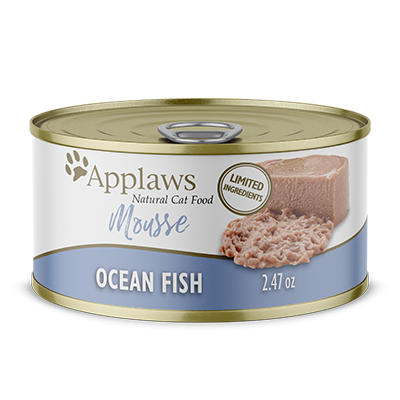 Applaws Mousse Ocean Fish Canned Cat Food - 24x2.47oz