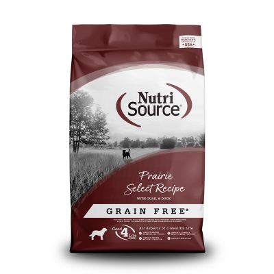 NutriSource Prairie Select Recipe Quail & Duck Grain-Free Dry Dog Food
