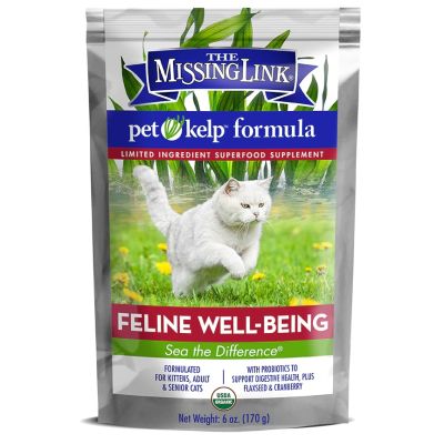The Missing Link Pet Kelp Feline Organic Limited Ingredient Superfood Supplement For Cats - 6oz