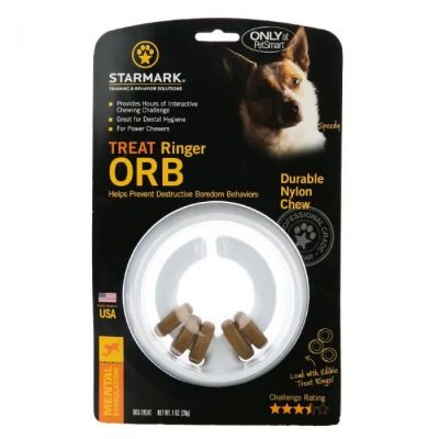 Starmark Treat Ringer Orb Dog Toy