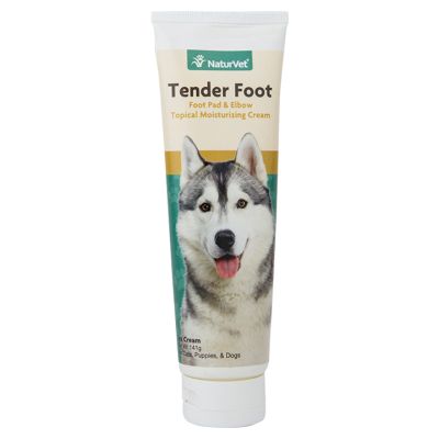 NaturVet Tender Foot Elbow Pad and Foot Cream for Dog & Cat 5oz