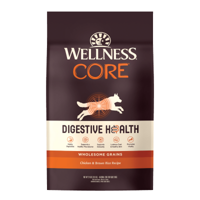 Wellness CORE Digestive Health Chicken & Brown Rice Dry Dog Food 