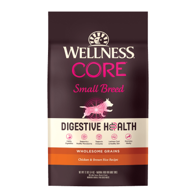 Wellness CORE Digestive Health Small Breed Chicken & Brown Rice Dry Dog Food	