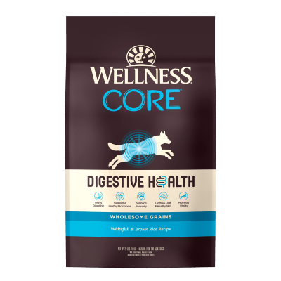 Wellness CORE Digestive Health Whitefish & Brown Rice Dry Dog Food