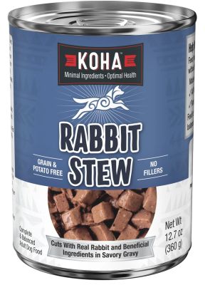 KOHA Minimal Ingredient Rabbit Stew Canned Dog Food - 12 x 12.7oz