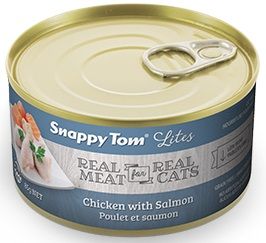 Snappy Tom Lites Chicken with Salmon Canned Cat Food 24 x 85g