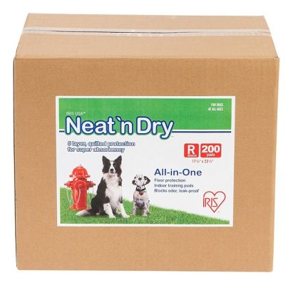 Iris Neat’n Dry Super Absorbency Puppy Training Pads - 200 Counts
