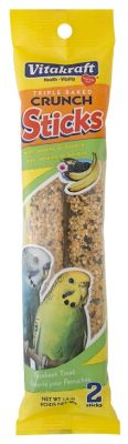 Vitakraft Triple Baked Crunch Sticks with Sesame & Banana Parakeet Treats - 1.4oz