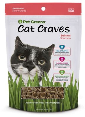 Bell Rock Growers Pet Green Semi Moist Savory Salmon Cat Treats 3oz