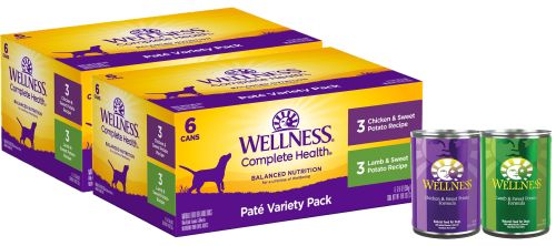 Wellness Complete Health Variety Pack Canned Dog Food - 12x12.5oz