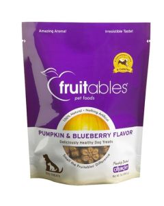 Fruitables Pumpkin & Blueberry Crunchy Dog Treats